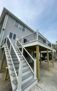 Wood Deck Stairs