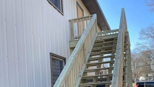 Wood Deck Stairs